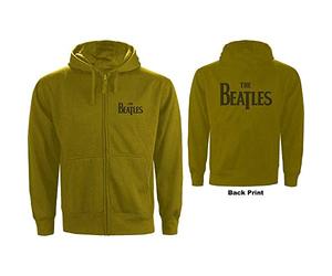 Beatles the - Felpa # L Unisex Green # Drop T Logo