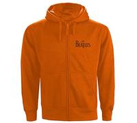 Beatles the - Felpa # Xxl Unisex Orange # Drop T Logo