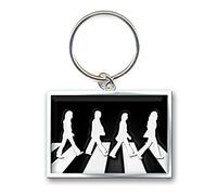 Rock Off Trade Porte-clés Beatles Abbey Road Crossing Noir métal rond