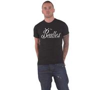 Beatles the - ROCKOFF The Beatles T Shirt Bug Band Logo Nouveau Officiel Unsex Noir Size L