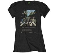 Beatles - the - T-Shirt # S Ladies Black # Abbey Road 8 Track