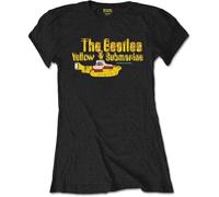 Beatles the - T-Shirt # S Ladies Black # Nothing is Real [Import]