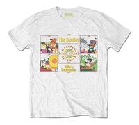 Beatles the - T-Shirt # XL Unisex White # Yellow Submarine SGT Pepper Band [Import]