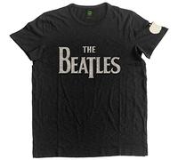 Beatles the - T-Shirt # Xxl Black Unisex # Drop T Logo