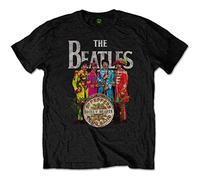 Beatles the - T-Shirt # XXL Black Unisex # SGT Pepper [Import]