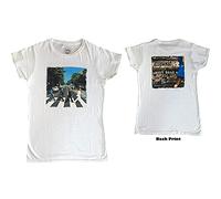 Beatles - the - T-Shirt # XXL Ladies White # Abbey Road [Import]