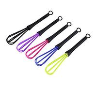 BeatlGem 5 Pcs Salon en Plastique Coiffeur Coiffure Cheveux Couleur Teinture Crème Fouet Mélangeur Agitateur Outils