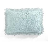 Beatrice Home Fashions Medallion Couvre-lit en Tissu Chenille, taie d’Oreiller King, Bleu