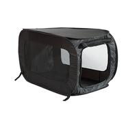 Beatrice Home Fashions Niche de Voyage Portable Pliable pour Chien et Chat Noir 82,5 x 49,5 x 49,5 cm