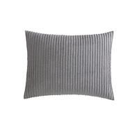 Beatrice Home Fashions Taie d’Oreiller en Chenille, taie d'oreiller Standard, Gris