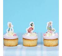 Beatrix Potter Lot de 24 pics alimentaires Peter Rabbit pour cupcakes