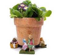 Beatrix Potter Lot De 3 Figurines Jemima Canard Pour Pot De Fleurs-Support De Pot-Ornements Décoratifs Faits À La Main