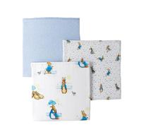 Beatrix Potter Peter Lot de 3 carrés en mousseline pour chambre d'enfant