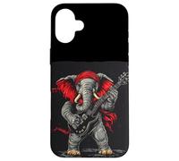 Beats audacieux avec cet éléphant à la guitare Coque pour iPhone 16 Plus