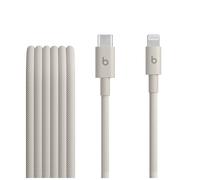 Beats – Câble de charge tissé USB‑C vers Lightning 1,5 m – Gris écl