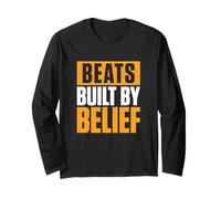 Beats Built by Belief Worship Drumming Un Musicien chrétien Manche Longue