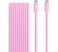 Beats - Câble Usb C 240w Usb-C Vers Usb-C 3m Tisse Rose Neon