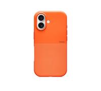 Beats Coque Haute résistance pour iPhone 17 équipée MagSafe avec Commande de l'appareil Photo, Protection Contre Les Chutes et Les Rayures, Fini Mat texturé - Orange Sierra