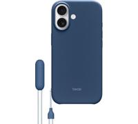 Beats By Dr. Dre Coque iPhone 17 MagSafe avec béquille, dragonne, doublure microfibre - Bleu basalte