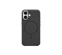 Beats Coque pour iPhone 16 - Compatible MagSafe, Revêtement Protecteur Anti-Rayures, Design Fin, revêtement intérieur en Microfibre - Noir obscur