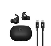 Beats Powerbeats Fit Écouteurs Bluetooth sans Fil- Suppression du Bruit au USB-C Câble tissé (1,5m) - Obsidienne