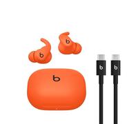 Beats Powerbeats Fit Écouteurs Bluetooth sans Fil- Suppression du Bruit au USB-C Câble tissé (1,5m) - Orange turbo
