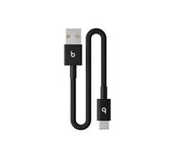 Beats By Dr. Dre Câble de charge tissé USB-A vers USB-C 20 cm Noir