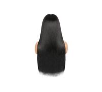 Beau 250 Densité 360 Full Lace Frontal Wig Cheveux Humains avec Cordon Droit Sangle Cachée Pré Pincées(38inches)