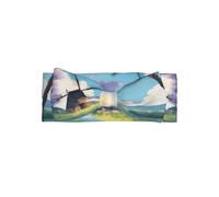 Beau bandeau à motif moulin à vent de rivière, accessoire de cheveux pour bébé, adapté pour les nouveau-nés, les nourrissons et à porter au quotidien