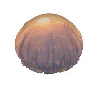 Beau bonnet de douche imprimé avion, réutilisable, double couche, respirant, séchage rapide, parfait pour la maison, le spa, l'hôtel et les voyages