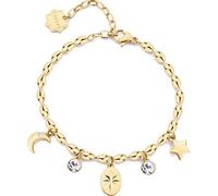 Beau bracelet doré avec pendentifs Chakra BHKB248