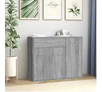 BEAU Buffet Armoire de salon moderne - Buffet multi-rangement Sonoma - Gris 88x30x70 cm - bois d'ingénierie mode846067