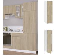 BEAU Buffet cuisine Meuble sur pied - Armoire de réfrigérateur - Chêne sonoma - Bois d’ingénierie mode259161