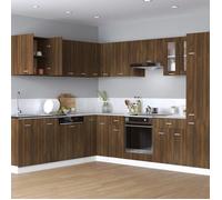 BEAU Buffet haut - armoire pour cuisine - Armoire suspendue - chêne marron - 60x31x60 cm - bois d'ingénierie mode495907