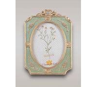 Beau Cadre Photo Clayre & Eef Doré Vert Décoré 16Cm X 24Cm Neuf
