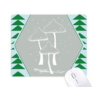 beau champignon vénéneux tapis de souris green pine tree tapis en caoutchouc