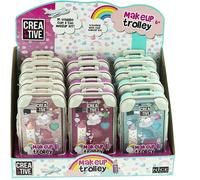 Beau Chariot de Maquillage Créatif, Valise avec Ensemble de Maquillage