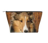Beau Chien de Race Sheltie, Trousse de Toilette Trousse de Maquillage Sac à cosmétiques Trousse de Toilette de Voyage Portable