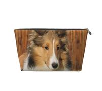 Beau Chien de Race Sheltie, Trousse de Toilette Trousse de Maquillage Sac à cosmétiques Trousse de Toilette de Voyage Portable