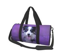 Beau Chiot Border Collie, Sac de Voyage de Grande capacité, Sac à Main Rond, Sac de Voyage de Sport, fourre-Tout, Sac de Fitness