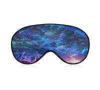 Beau ciel sommeil masque pour les yeux doux couvre les yeux bloquant les lumières bandeau avec sangle réglable pour la sieste de voyage