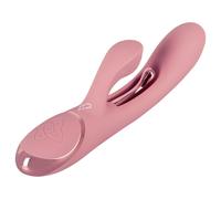 Beau Coeur Avenor - vibromasseur point G avec languette et stimulateur clitoridien (rose)
