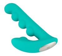 Beau Coeur Sylora - vibromasseur 2-en-1 à perles (vert)