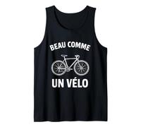 Beau comme Un Velo Vélo Français Drôle Vélo Route Bikers Débardeur