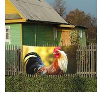 Beau coq Bannière Tenture Murale Arrière-plan Bannière Grande Bannière de Fête Affiche 178,9 x 88,9 cm Arrière-plans de fête pour Nouvel An Remise de diplôme Mariage Anniversaire Fête Décor