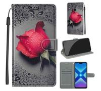 Beau Cuir Housse Huawei Honor 8X Etui à Rabat Portefeuille Motif Housse Antichoc C14