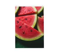 Beau drapeau de bienvenue de jardin motif pastèque, 61 x 91 cm, double face, ne se décolore pas, pour maison, cour, porche, pelouse, décoration extérieure