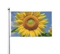 Beau drapeau de bienvenue tournesol 90 x 150 cm - Ne se décolore pas - Double face - Pour maison, cour, porche, pelouse