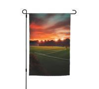 Beau drapeau de jardin de terrain de football 30,5 x 45,7 cm double face printemps été décoratif bannière drapeau de cour petit drapeau saisonnier vacances décoration extérieure