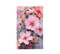 Beau drapeau floral vertical double face de 0,9 x 1,5 m, drapeau de jardin extérieur, cour, maison, bannière amusante pour décoration de maison, drapeaux de jardin pour accrocher au mur